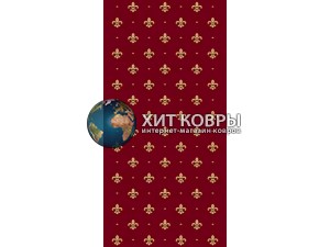 с коротким ворсом p011 красный
