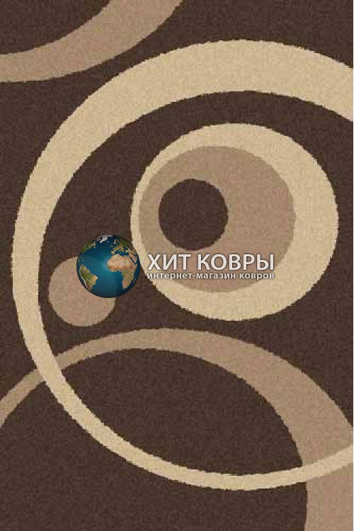 Российский ковер прямоугольный Platinum t151 коричневый