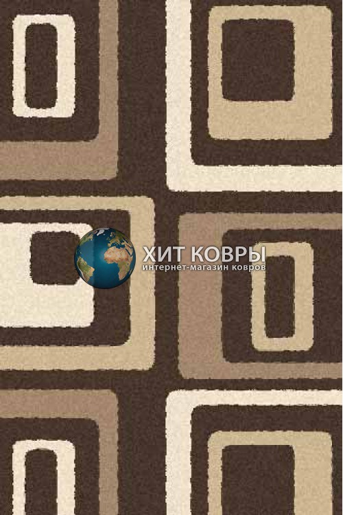 Российский ковер прямоугольный Platinum t618 коричневый
