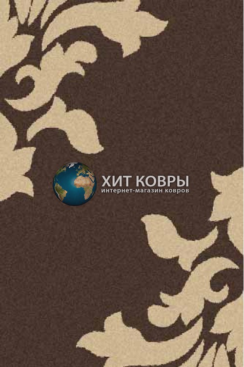 Российский ковер прямоугольный Platinum t620 коричневый бежевый