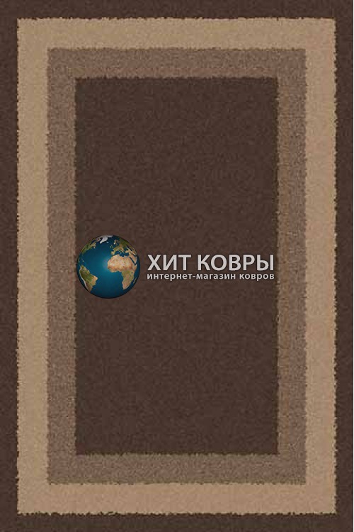 Российский ковер прямоугольный Platinum t643 коричневый